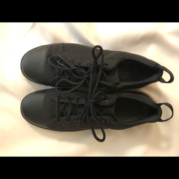 WOOBIES Men's Mod-1 Canvas Shoe Sneaker Black - Picture 2 of 6